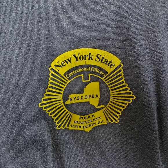 Gildan Gray Tee with Yellow Graphic - Picture 1 of 5